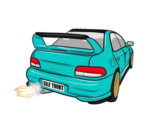 TURQUOISE WRX GC8 AIR FRESHENER