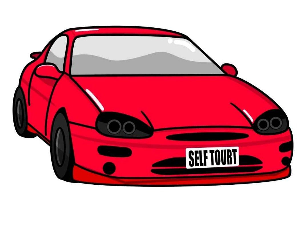 RED EUNOS AIR FRESHENER